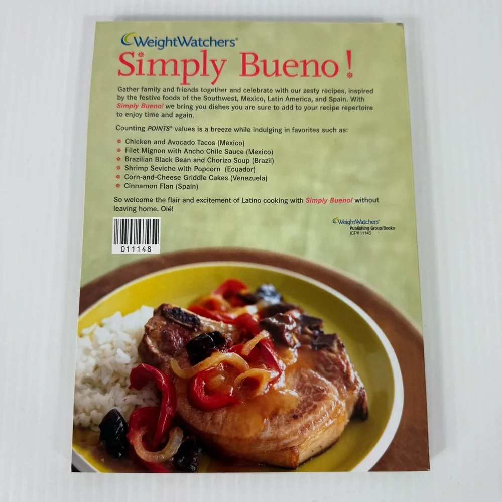 Weight Watchers Simply Bueno Cookbook 150 Recipes Vtg 1996 - Picture 3 of 7